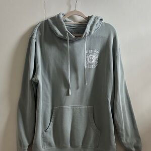 O'Neill Surf Co Oversized Light Green Large Hoodie Sweatshirt